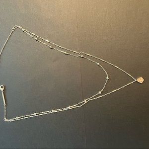 Kendra Scott Necklace “Clove multi strand” in bright silver